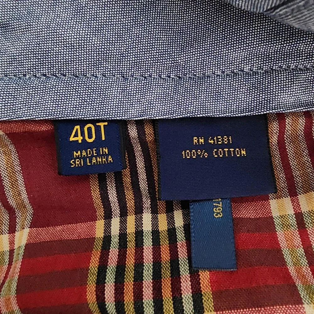 NEW Polo Ralph‎ Lauren Men's 40T Classic Fit Patchwork Plaid Shorts 10 Inseam